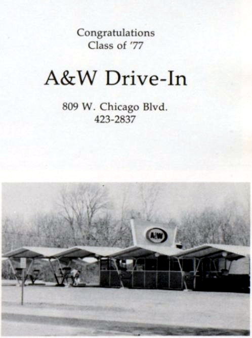 A&W Restaurant - Tecumseh - 809 W Chicago Rd 1